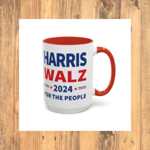 Harris Walz 2024 Coffee Mug, Kamala Harris for President Democrat Cup, Election 2024 Mugs