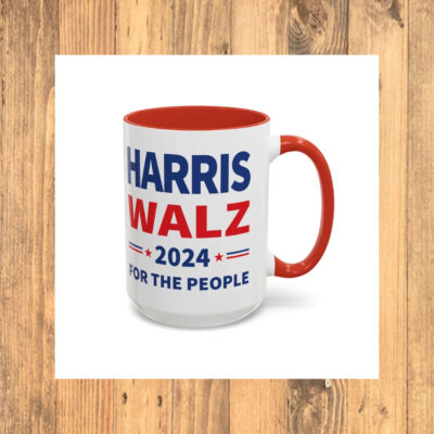 Harris Walz 2024 Coffee Mug, Kamala Harris for President Democrat Cup, Election 2024 Mugs