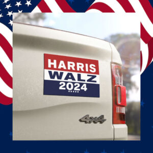 Harris Walz 2024 Durable Vinyl Weatherproof Magnet