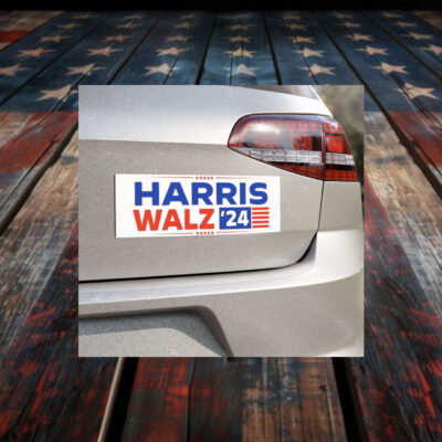 Harris Walz 2024 Election Campaign Car Magnet