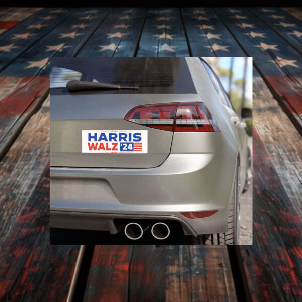 Harris Walz 2024 Election Campaign Car Magnet