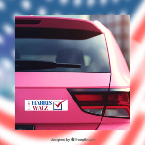 Harris Walz 2024 Election Car Magnet Bumper Magnets