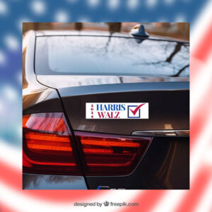 Harris Walz 2024 Election Car Magnet Bumper Magnets