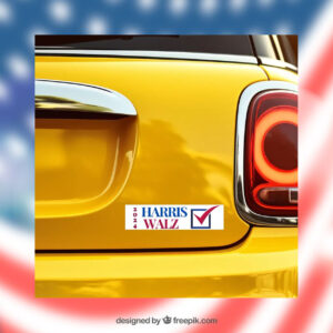 Harris Walz 2024 Election Car Magnet Bumper Magnets