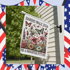Harris Walz 2024 For A Brighter Future Flag
