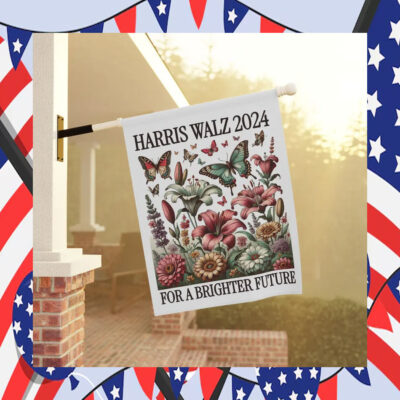 Harris Walz 2024 For A Brighter Future Flag