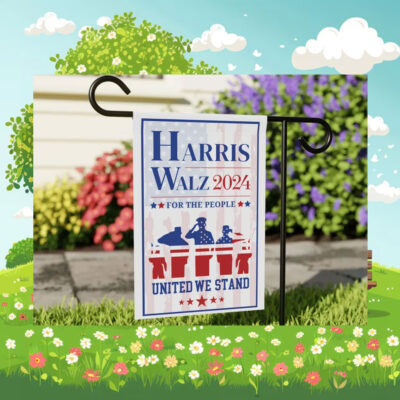 Harris Walz 2024 For The People United We Stand Flag