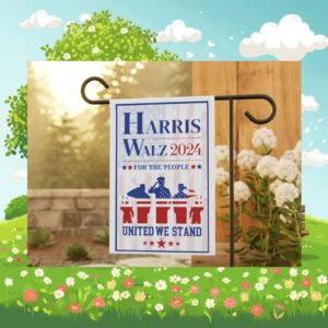 Harris Walz 2024 For The People United We Stand Flag