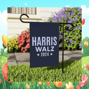 Harris Walz 2024 Garden Flag, Harris Walz 2024 Lawn Flag