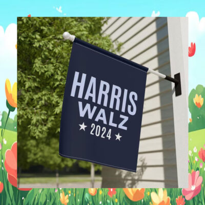 Harris Walz 2024 Garden Flag, Harris Walz 2024 Lawn Flag