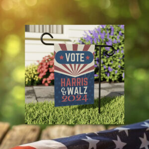 Harris Walz 2024 Garden Flag, Political Yard Sign, Porch Decor