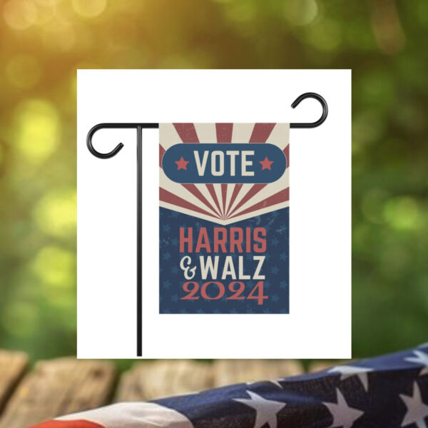 Harris Walz 2024 Garden Flag, Political Yard Sign, Porch Decor