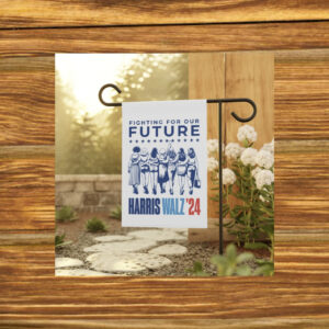 Harris Walz 2024 Garden and House Flag, Kamala Harris for President Democrat Flag