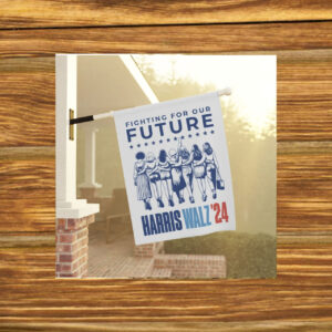 Harris Walz 2024 Garden and House Flag, Kamala Harris for President Democrat Flag