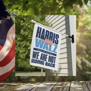 Harris Walz 2024 Garden and House Flag, Kamala Harris