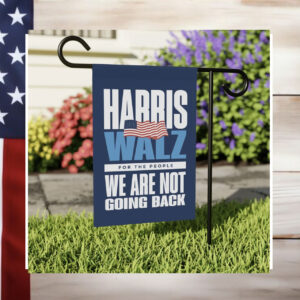 Harris Walz 2024 Garden and House Flag, Kamala Harris for President Democrat Flag
