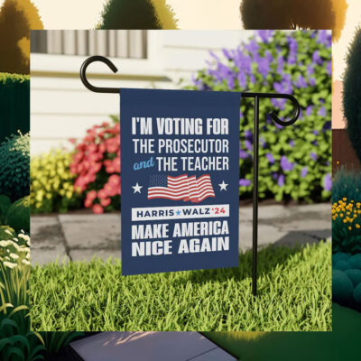 Harris Walz 2024 Garden and House Flag