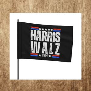 Harris Walz 2024 Kamala Harris, Tim Walz President USA Election Garden & House Banner Flag