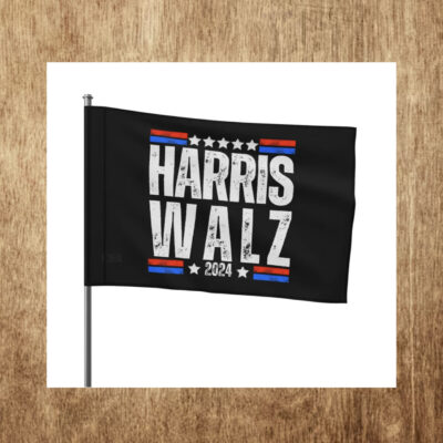 Harris Walz 2024 Kamala Harris, Tim Walz President USA Election Garden & House Banner Flag