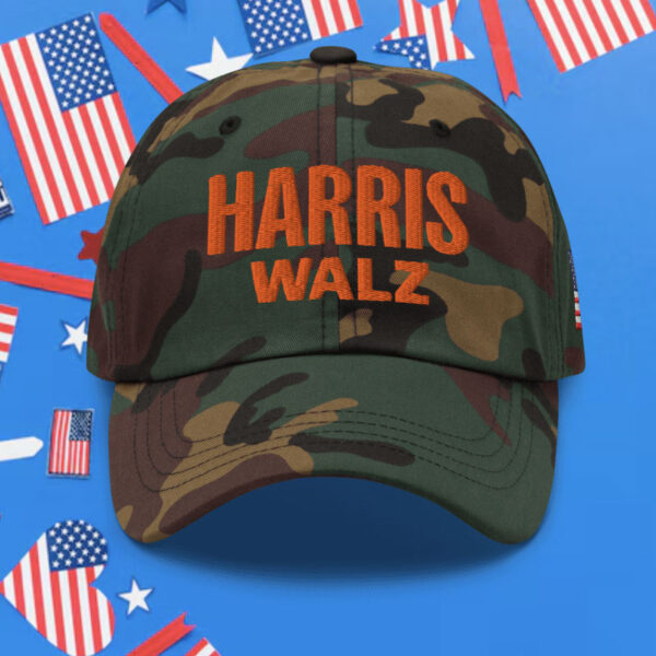 Harris Walz-2024-Mossy Oak Camo-Vintage-Dad Hat