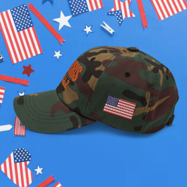 Harris Walz-2024-Mossy Oak Camo-Vintage-Dad Hat