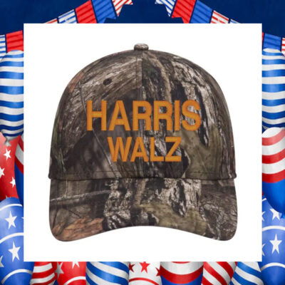 Harris Walz-2024-Mossy Oak Camo-Vintage-Dad Hat