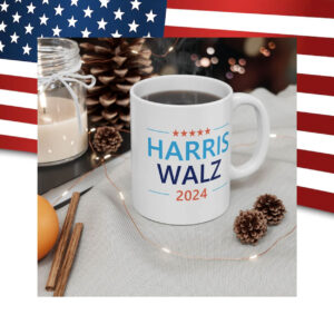 Harris Walz 2024 Mug - Harris for President '24 Coffee Mug