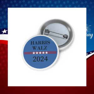 Harris Walz 2024 Pin Button