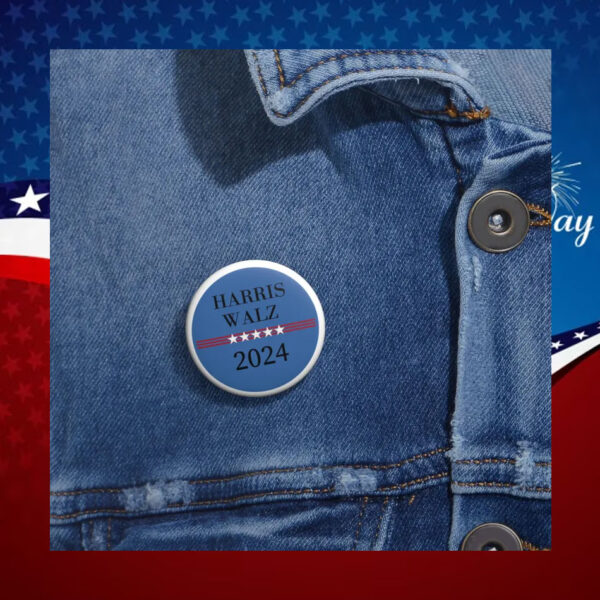 Harris Walz 2024 Pin Button