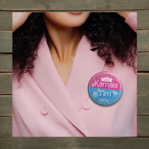 Harris Walz 2024 Pin, Kamala Harris Button, Kamala Harris Pin Button