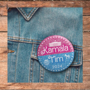 Harris Walz 2024 Pin, Kamala Harris Button