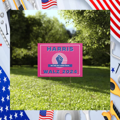 Harris Walz 2024 Plastic Yard Sign