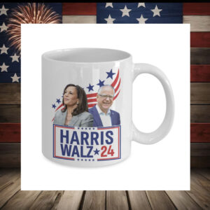 Harris Walz 2024 Political Coffee Mug - Kamala Harris and Tim Walz