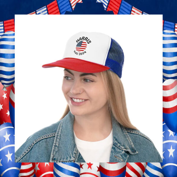 Harris Walz 2024 Trucker Caps