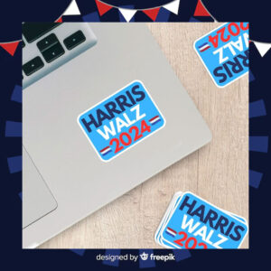 Harris Walz 2024 Vinyl Sticker
