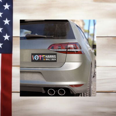 Harris Walz 2024 Vote Car Magnet