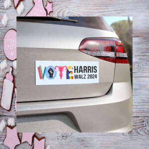 Harris Walz 2024 Vote Car Magnets