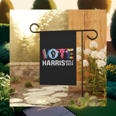 Harris Walz 2024 Vote Garden Flag
