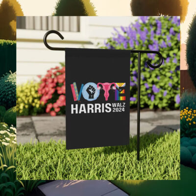 Harris Walz 2024 Vote Garden Flag