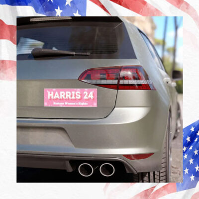 Harris Walz 2024 Womens Rights Election Car Magnets Sticker