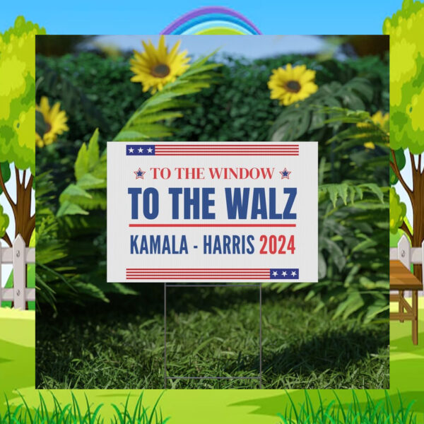 Harris Walz 2024 Yard Lawn Garden Sign