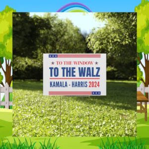 Harris Walz 2024 Yard Lawn Garden Sign
