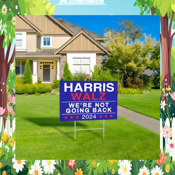 Harris Walz 2024 Yard Sign, Kamala Harris Tim Walz Waltz for President Lawn Sign