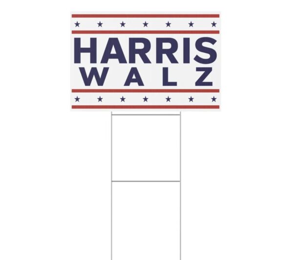 Harris Walz 2024 Yard Sign, Kamala Harris for President Election