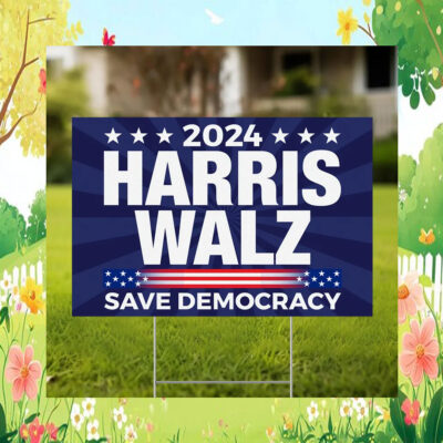 Harris Walz 2024 Yard Sign/President Kamala Harris Tim Walz 2024