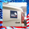 Harris Walz 24 Cat Election Car Magnet