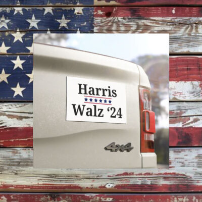 Harris Walz 24 Election Campaign Car Magnet