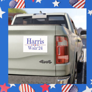 Harris Walz 24 Kamala Harris for President 2024 Car Magnet Bumper Sticker