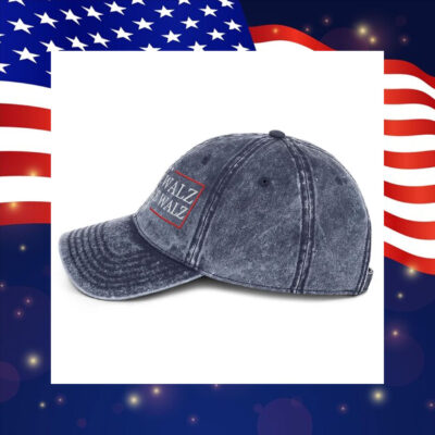 Harris Walz Balz To The Walz Hat, Embroidered Harris Wallz Cotton Twill Cap