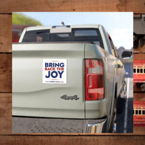 Harris Walz Bring Back The Joy | Car Magnets